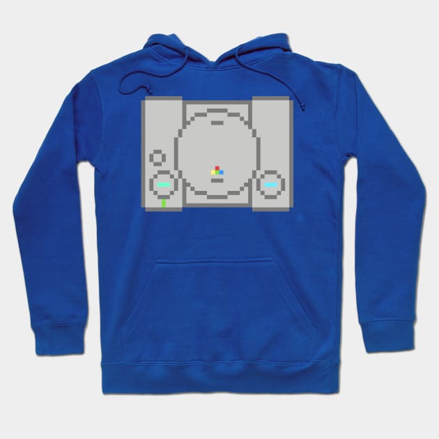 PlayStation Classic Retro Pixel Art Hoodie by StebopDesigns